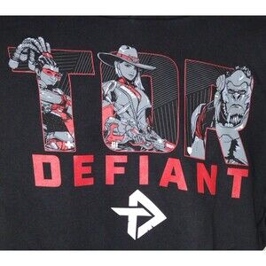 Toronto Defiant Overwatch League Hoodie Men's Size Large Black by Fanatics NWT